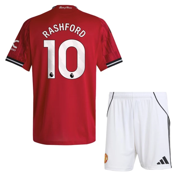 Koszulka Manchester United Rashford 10 25/26 Domowa Dziecięca Koszulka Manchester United Rashford 10 25/26 Domowa Dziecięca