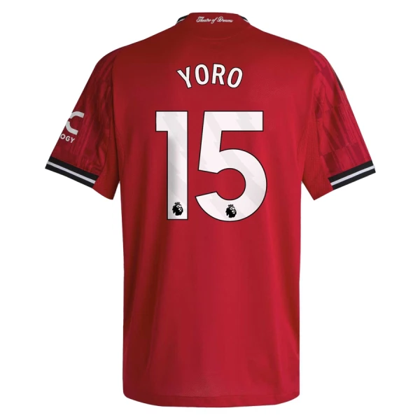 Koszulka Manchester United Yoro 15 25/26 Domowa Koszulka Manchester United Yoro 15 25/26 Domowa