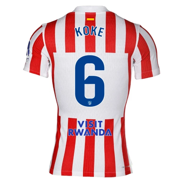 Koszulka Atlético Madryt Koke 6 25/26 Domowa Koszulka Atlético Madryt Koke 6 25/26 Domowa