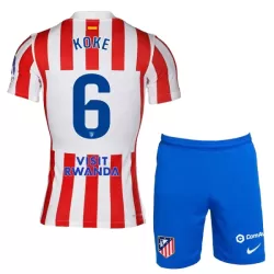 Koszulka Atlético Madryt Koke 6 25/26 Domowa Dziecięca Koszulka Atlético Madryt Koke 6 25/26 Domowa Dziecięca