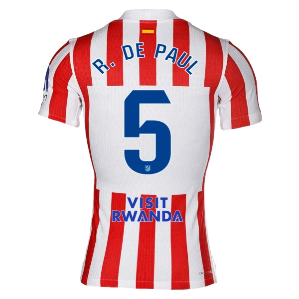 Koszulka Atlético Madryt R. De Paul 5 25/26 Domowa Koszulka Atlético Madryt R. De Paul 5 25/26 Domowa