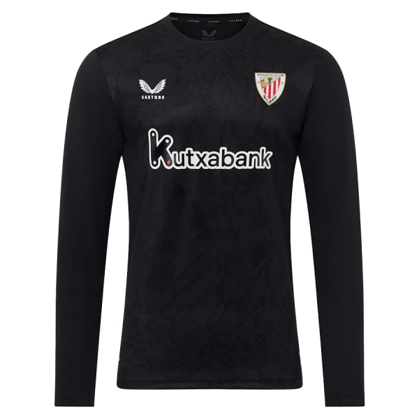 Koszulka Bramkarska Athletic Bilbao 25/26 Czarny Długi Rękaw Koszulka Bramkarska Athletic Bilbao 25/26 Czarny Długi Rękaw