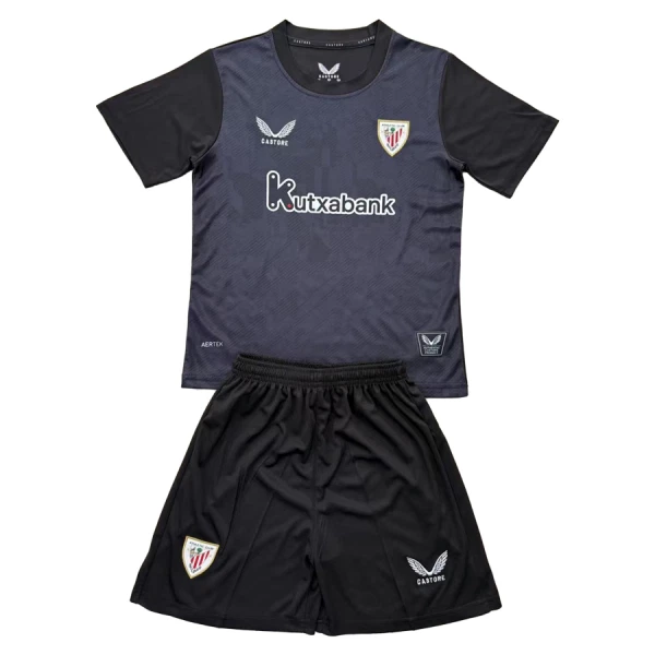 Koszulka Bramkarska Athletic Bilbao 25/26 Czarny Dziecięca Koszulka Bramkarska Athletic Bilbao 25/26 Czarny Dziecięca