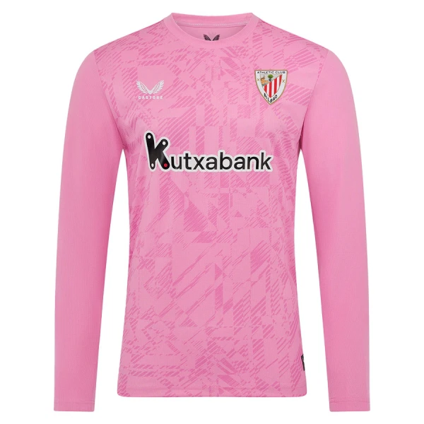 Koszulka Bramkarska Athletic Bilbao 25/26 Różowy Długi Rękaw