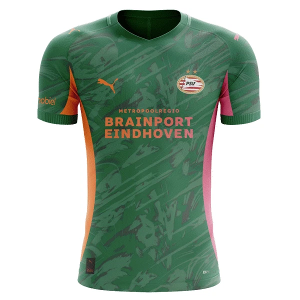 Koszulka Bramkarska PSV Eindhoven 25/26 Zielony Koszulka Bramkarska PSV Eindhoven 25/26 Zielony