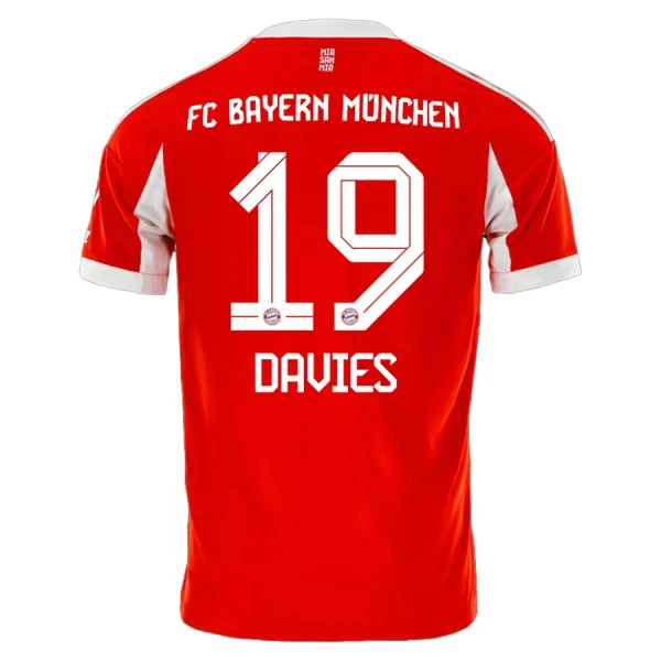 Koszulka FC Bayern Monachium Alphonso Davies 19 25/26 Domowa Koszulka FC Bayern Monachium Alphonso Davies 19 25/26 Domowa