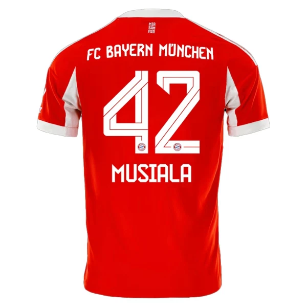 Koszulka FC Bayern Monachium Jamal Musiala 42 25/26 Domowa Koszulka FC Bayern Monachium Jamal Musiala 42 25/26 Domowa