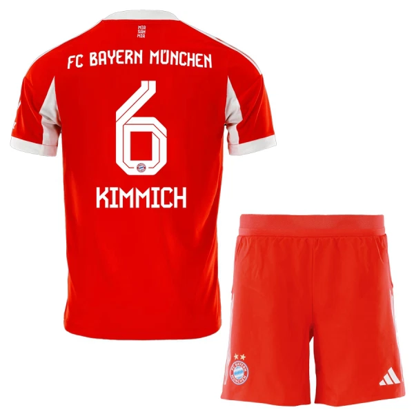 Koszulka FC Bayern Monachium Joshua Kimmich 6 25/26 Domowa Dziecięca Koszulka FC Bayern Monachium Joshua Kimmich 6 25/26 Domowa Dziecięca