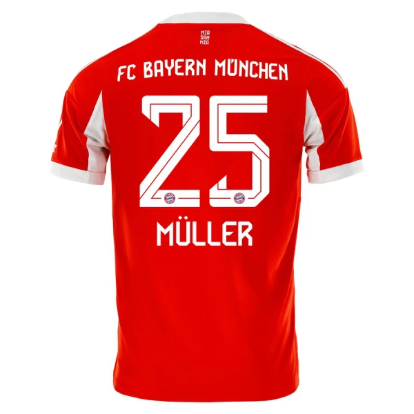 Koszulka FC Bayern Monachium Thomas Müller 25 25/26 Domowa Koszulka FC Bayern Monachium Thomas Müller 25 25/26 Domowa