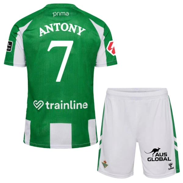 Koszulka Real Betis Antony 7 25/26 Domowa Dziecięca Koszulka Real Betis Antony 7 25/26 Domowa Dziecięca