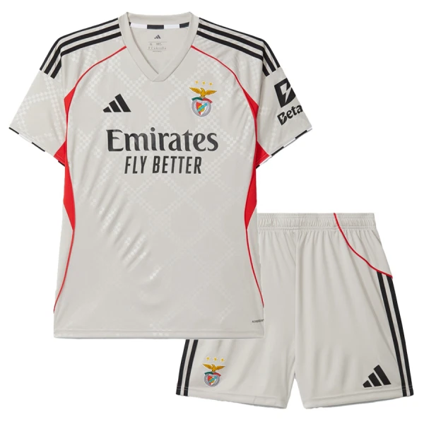 Koszulka SL Benfica 25/26 Wyjazdowa Dziecięca