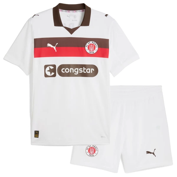 Koszulka St Pauli 25/26 Wyjazdowa Dziecięca