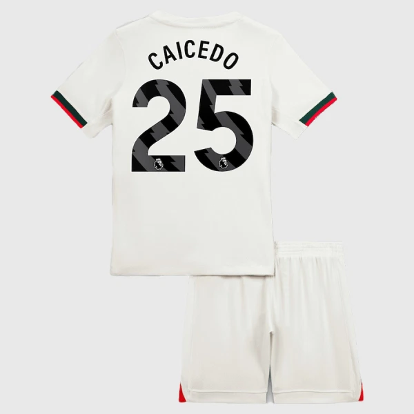 Koszulka Chelsea Caicedo 25 25/26 Wyjazdowa Dziecięca