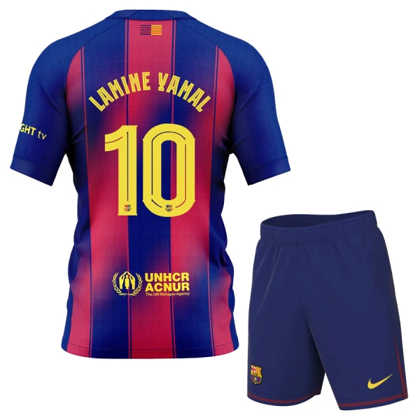 Koszulka FC Barcelona Lamine Yamal 10 25/26 Domowa Dziecięca
