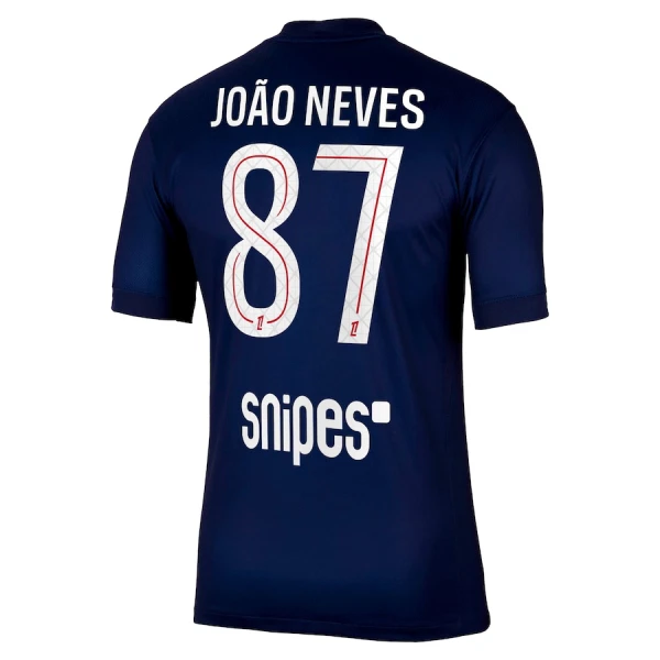 Koszulka Paris Saint-Germain Joao Neves 87 25/26 Domowa