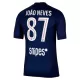 Koszulka Paris Saint-Germain Joao Neves 87 25/26 Domowa