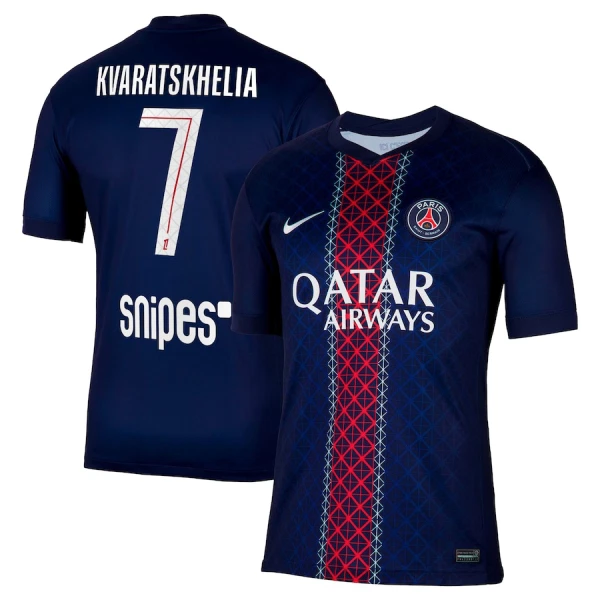Koszulka Paris Saint-Germain Kvaratskhelia 7 25/26 Domowa