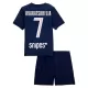 Koszulka Paris Saint-Germain Kvaratskhelia 7 25/26 Domowa Dziecięca