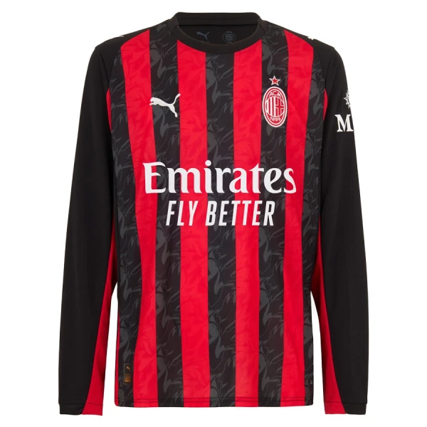 Koszulka AC Milan 25/26 Domowa Długi Rękaw Koszulka AC Milan 25/26 Domowa Długi Rękaw