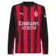 Koszulka AC Milan 25/26 Domowa Długi Rękaw Koszulka AC Milan 25/26 Domowa Długi Rękaw