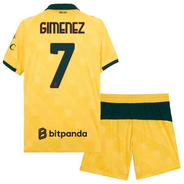 Koszulka AC Milan Gimenez 7 25/26 Trzecia Dziecięca Koszulka AC Milan Gimenez 7 25/26 Trzecia Dziecięca