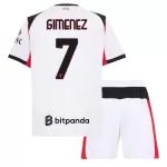 Koszulka AC Milan Gimenez 7 25/26 Wyjazdowa Dziecięca