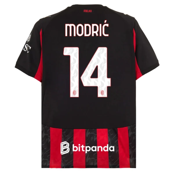 Koszulka AC Milan Modrić 14 25/26 Domowa Koszulka AC Milan Modrić 14 25/26 Domowa
