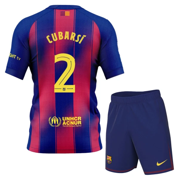 Koszulka FC Barcelona Cubarsi 2 25/26 Domowa Dziecięca Koszulka FC Barcelona Cubarsi 2 25/26 Domowa Dziecięca