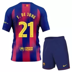 Koszulka FC Barcelona Frenkie de Jong 21 25/26 Domowa Dziecięca Koszulka FC Barcelona Frenkie de Jong 21 25/26 Domowa Dziecięca