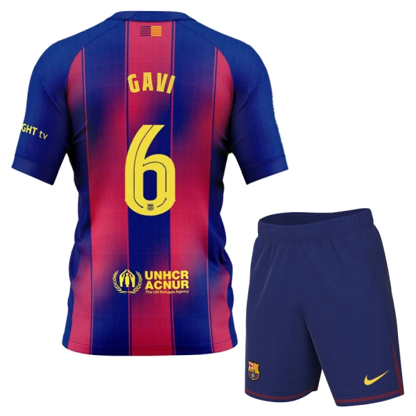 Koszulka FC Barcelona Gavi 6 25/26 Domowa Dziecięca Koszulka FC Barcelona Gavi 6 25/26 Domowa Dziecięca
