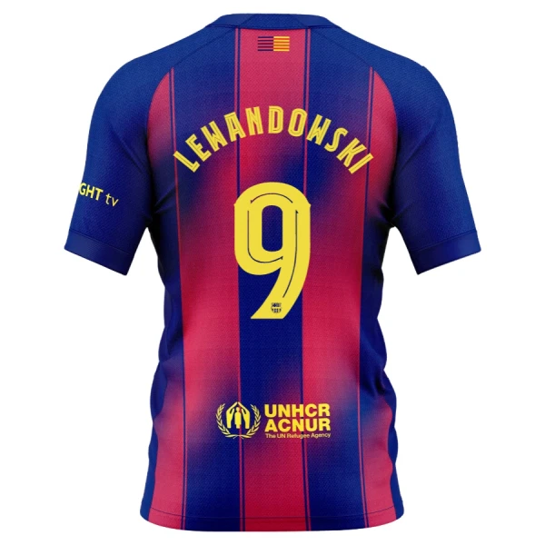 Koszulka FC Barcelona Lewandowski 9 25/26 Domowa Koszulka FC Barcelona Lewandowski 9 25/26 Domowa