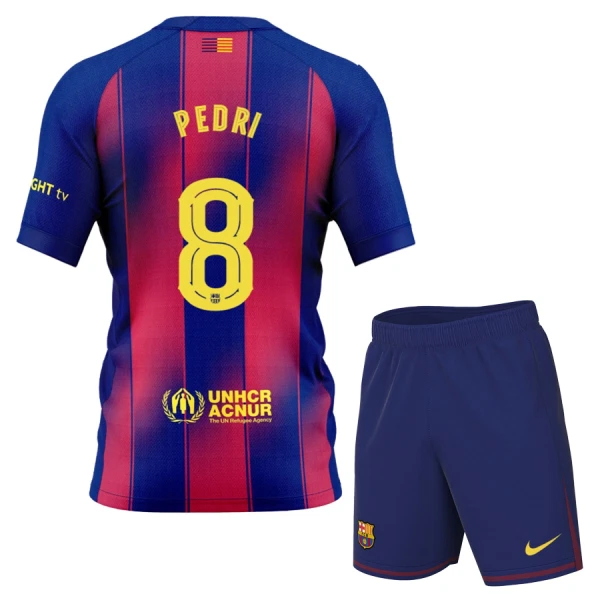 Koszulka FC Barcelona Pedri 8 25/26 Domowa Dziecięca Koszulka FC Barcelona Pedri 8 25/26 Domowa Dziecięca