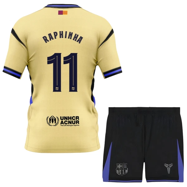 Koszulka FC Barcelona x Kobe Bryant Raphinha 11 25/26 Wyjazdowa Dziecięca Koszulka FC Barcelona x Kobe Bryant Raphinha 11 25/26 Wyjazdowa Dziecięca