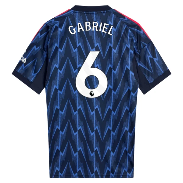 Koszulka Arsenal Gabriel 6 25/26 Wyjazdowa Koszulka Arsenal Gabriel 6 25/26 Wyjazdowa