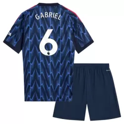 Koszulka Arsenal Gabriel 6 25/26 Wyjazdowa Dziecięca Koszulka Arsenal Gabriel 6 25/26 Wyjazdowa Dziecięca
