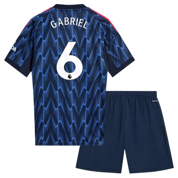 Koszulka Arsenal Gabriel 6 25/26 Wyjazdowa Dziecięca Koszulka Arsenal Gabriel 6 25/26 Wyjazdowa Dziecięca
