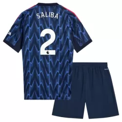 Koszulka Arsenal Saliba 2 25/26 Wyjazdowa Dziecięca Koszulka Arsenal Saliba 2 25/26 Wyjazdowa Dziecięca