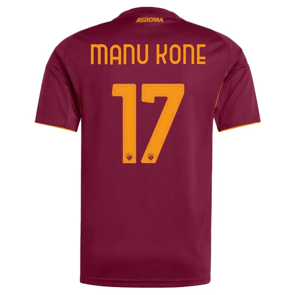 Koszulka AS Roma Manu Kone 17 25/26 Domowa Koszulka AS Roma Manu Kone 17 25/26 Domowa