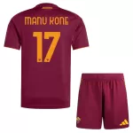 Koszulka AS Roma Manu Kone 17 25/26 Domowa Dziecięca
