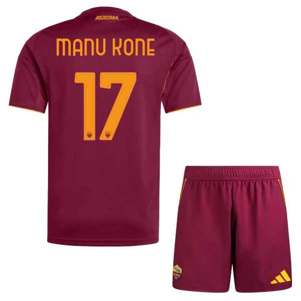 Koszulka AS Roma Manu Kone 17 25/26 Domowa Dziecięca Koszulka AS Roma Manu Kone 17 25/26 Domowa Dziecięca