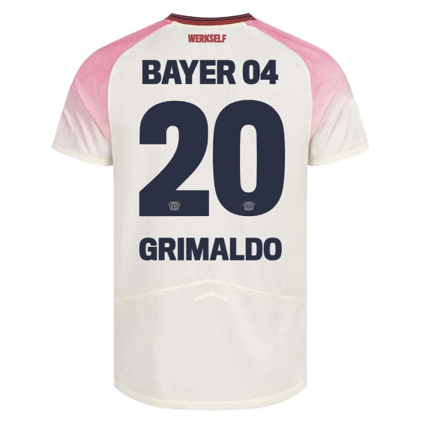 Koszulka Bayer Leverkusen Alejandro Grimaldo 20 25/26 Wyjazdowa Koszulka Bayer Leverkusen Alejandro Grimaldo 20 25/26 Wyjazdowa
