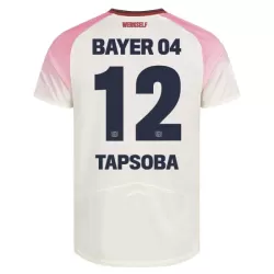 Koszulka Bayer Leverkusen Edmond Tapsoba 12 25/26 Wyjazdowa Koszulka Bayer Leverkusen Edmond Tapsoba 12 25/26 Wyjazdowa
