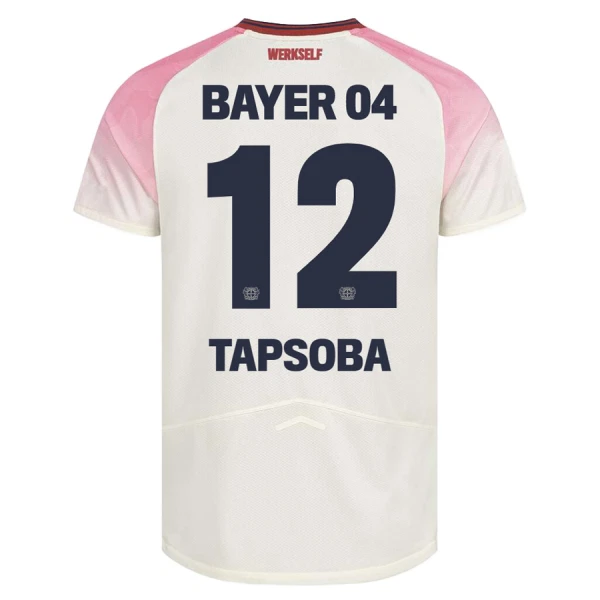 Koszulka Bayer Leverkusen Edmond Tapsoba 12 25/26 Wyjazdowa Koszulka Bayer Leverkusen Edmond Tapsoba 12 25/26 Wyjazdowa