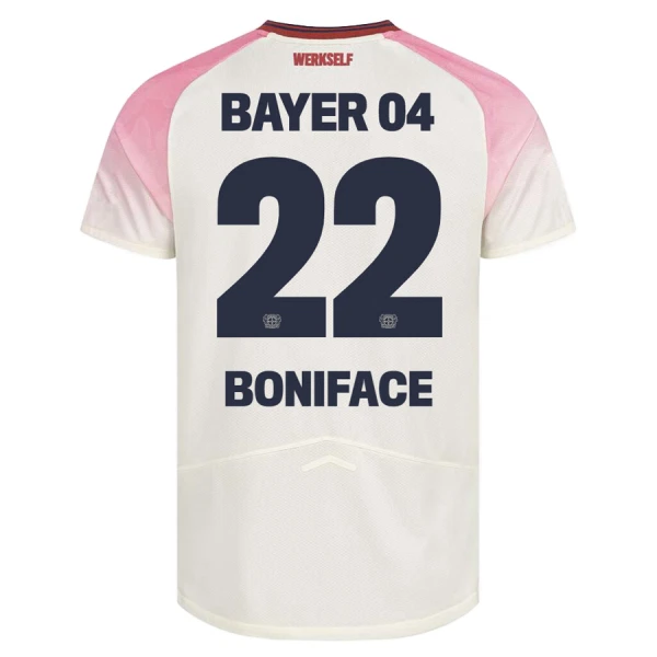 Koszulka Bayer Leverkusen Victor Boniface 22 25/26 Wyjazdowa Koszulka Bayer Leverkusen Victor Boniface 22 25/26 Wyjazdowa