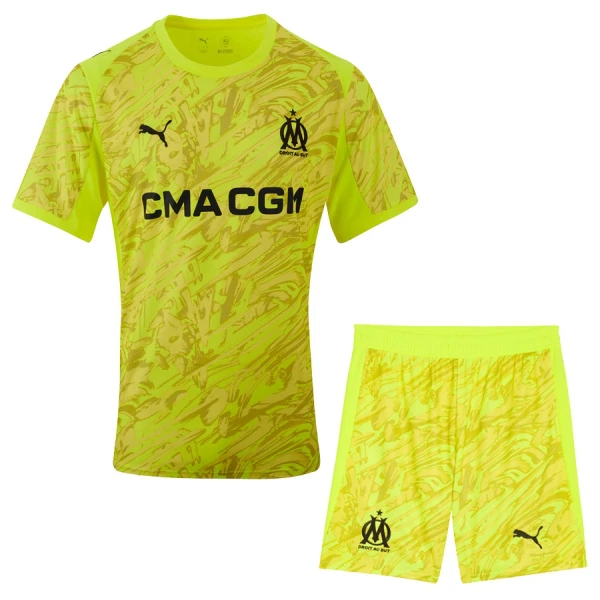 Koszulka Bramkarska Olympique Marseille 25/26 Żółty Dziecięca Koszulka Bramkarska Olympique Marseille 25/26 Żółty Dziecięca