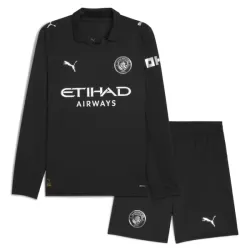 Koszulka Manchester City 25/26 Wyjazdowa Długi Rękaw Dziecięca Koszulka Manchester City 25/26 Wyjazdowa Długi Rękaw Dziecięca