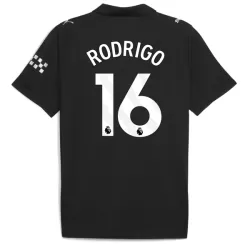 Koszulka Manchester City Rodrigo 16 25/26 Wyjazdowa Koszulka Manchester City Rodrigo 16 25/26 Wyjazdowa