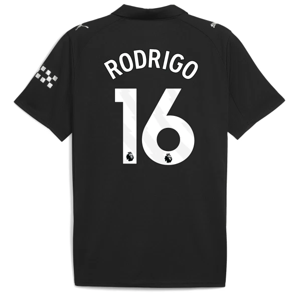 Koszulka Manchester City Rodrigo 16 25/26 Wyjazdowa Koszulka Manchester City Rodrigo 16 25/26 Wyjazdowa
