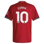 Koszulka Manchester United Cunha 10 25/26 Domowa