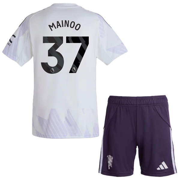 Koszulka Manchester United Mainoo 37 25/26 Wyjazdowa Dziecięca Koszulka Manchester United Mainoo 37 25/26 Wyjazdowa Dziecięca